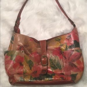 Patricia Nash Urbino leather hobo bag